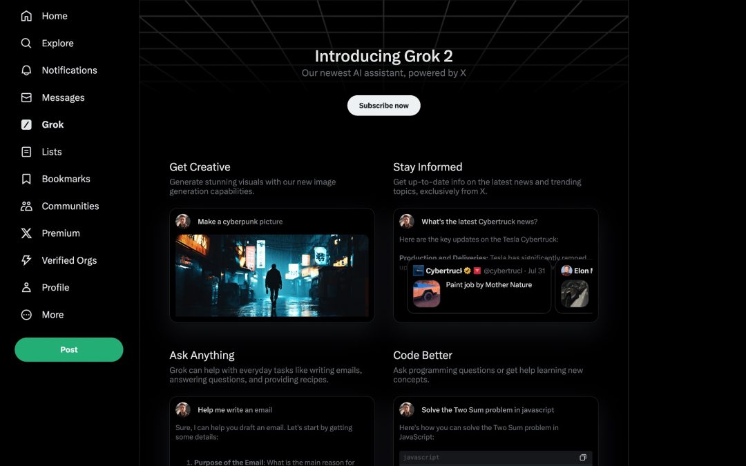 xAI unveils Grok-2 to challenge the AI hierarchy